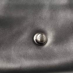 Mulberry Black/Metallic Leather Delphie Duo Chain Shoulder Bag
