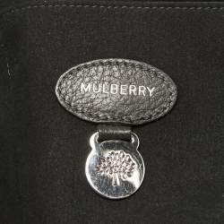 Mulberry Dark Grey Leather Bayswater Satchel