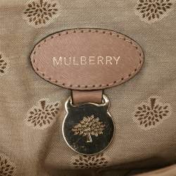 Mulberry Old Rose Textured Leather Small Alexa Satchel