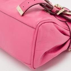 Mulberry Pink Leather Mini Alexa Crossbody Bag