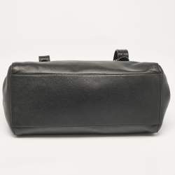 Mulberry Black Leather Small Alexa Satchel