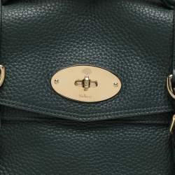 Mulberry Green Leather Alexa Shoulder Bag