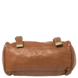 Pre Owned Mulberry Brown Leather Mini Alexa Crossbody Bag