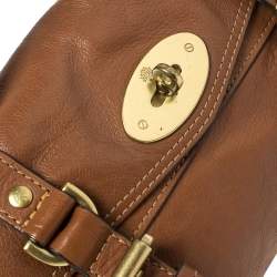 Pre Owned Mulberry Brown Leather Mini Alexa Crossbody Bag