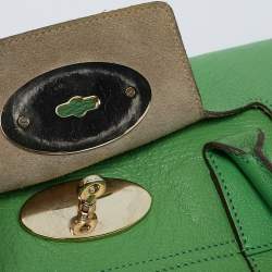 Mulberry Green Leather Bayswater Satchel