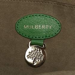 Mulberry Green Leather Bayswater Satchel