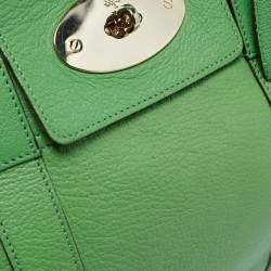 Mulberry Green Leather Bayswater Satchel