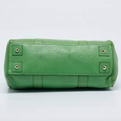 Mulberry Green Leather Bayswater Satchel