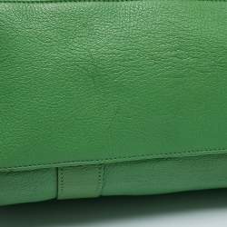 Mulberry Green Leather Bayswater Satchel