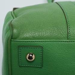 Mulberry Green Leather Bayswater Satchel