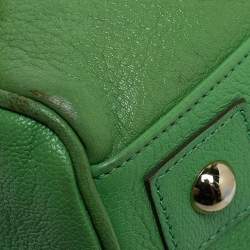 Mulberry Green Leather Bayswater Satchel