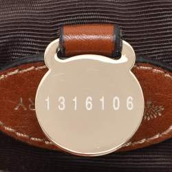 Pre Owned Mulberry Brown Leather Daria Hobo