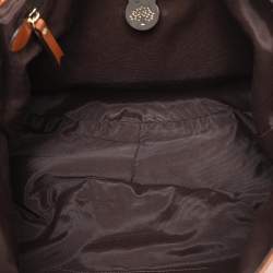 Pre Owned Mulberry Brown Leather Daria Hobo