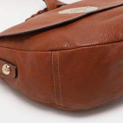 Pre Owned Mulberry Brown Leather Daria Hobo