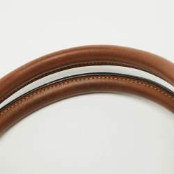 Mulberry Brown Scalloped Leather Bayswater Satchel