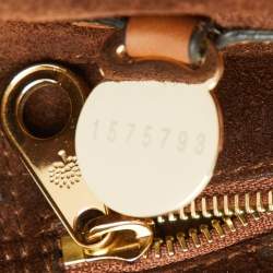 Mulberry Brown Scalloped Leather Bayswater Satchel