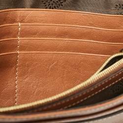 Mulberry Brown Leather Flap Continental Wallet