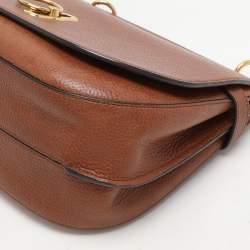 Mulberry Brown Leather Amberley Shoulder Bag