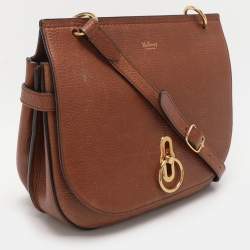 Mulberry Brown Leather Amberley Shoulder Bag