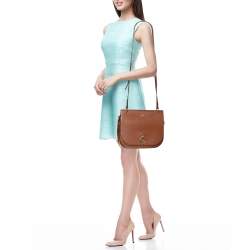 Mulberry Brown Leather Amberley Shoulder Bag