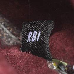 Pre Owned Mulberry Burgundy Leather Small Zipped Bayswater Tote