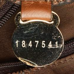 Pre Owned Mulberry Brown Suede and Leather Braided Accent Flap Crossbody Bag