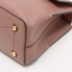 Mulberry Nude Pink Leather Mini Seaton Top Handle Bag
