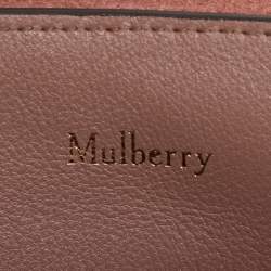 Mulberry Nude Pink Leather Mini Seaton Top Handle Bag