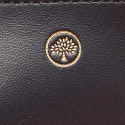 Pre Owned Mulberry Orange Leather Amberley Clutch