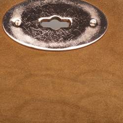 Mulberry Beige Python Embossed Leather Oversized Alexa Satchel