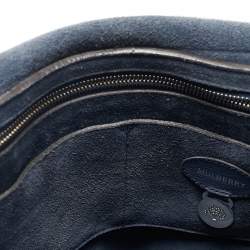 Pre Owned Mulberry Blue Leather Bayswater Satchel