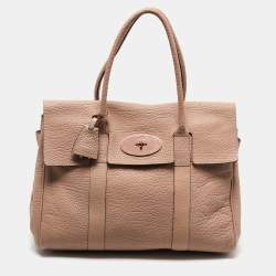 Mulberry Dusty Pink Leather Bayswater Satchel