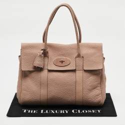 Mulberry Dusty Pink Leather Bayswater Satchel