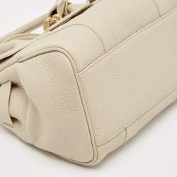 Mulberry Ivory White Leather Small Bayswater Satchel