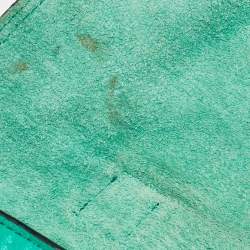 Mulberry Green Leather Alexa Flap Top Handle Bag