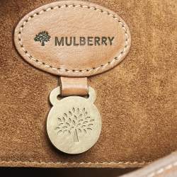 Mulberry Brown Croc Embossed Leather Bayswater Satchel