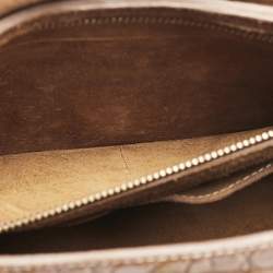 Mulberry Brown Croc Embossed Leather Bayswater Satchel