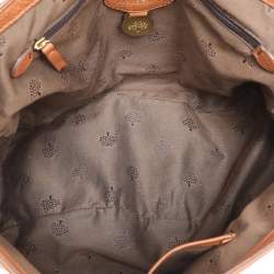 Mulberry Brown Leather Effie Flap Hobo