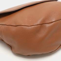 Mulberry Brown Leather Effie Flap Hobo