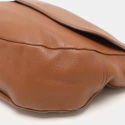 Mulberry Brown Leather Effie Flap Hobo