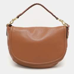 Mulberry Brown Leather Effie Flap Hobo