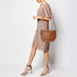 Mulberry Brown Leather Effie Flap Hobo