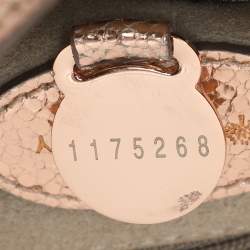 Mulberry Rose Gold Leather Small Lily Shoulder Bag