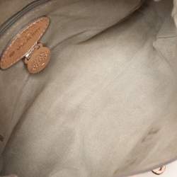 Mulberry Rose Gold Leather Small Lily Shoulder Bag