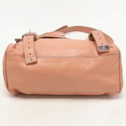 Mulberry Peach Leather Mini Alexa Crossbody Bag