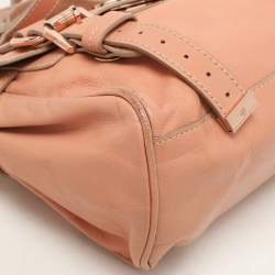 Mulberry Peach Leather Mini Alexa Crossbody Bag