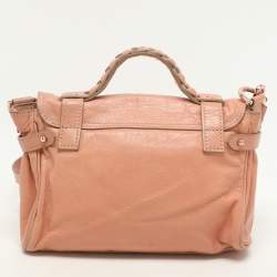 Mulberry Peach Leather Mini Alexa Crossbody Bag
