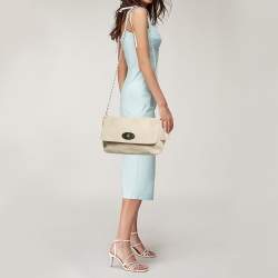 Mulberry Blush Pink Leather Large Lily Shoulder Bag