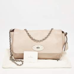 Mulberry Blush Pink Leather Large Lily Shoulder Bag