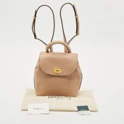 Mulberry Beige Leather Mini Bayswater Backpack